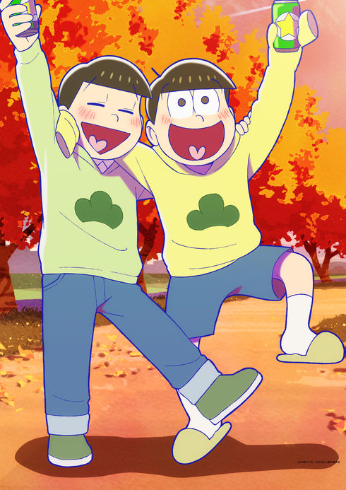 『おそ松さん』【描き下ろし】チョロ松&十四松(秋)B3タペストリー